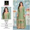 Khas 4502 A To C Chinon Silk Readymade Pakistani Plazzo Suits Suppliers In India